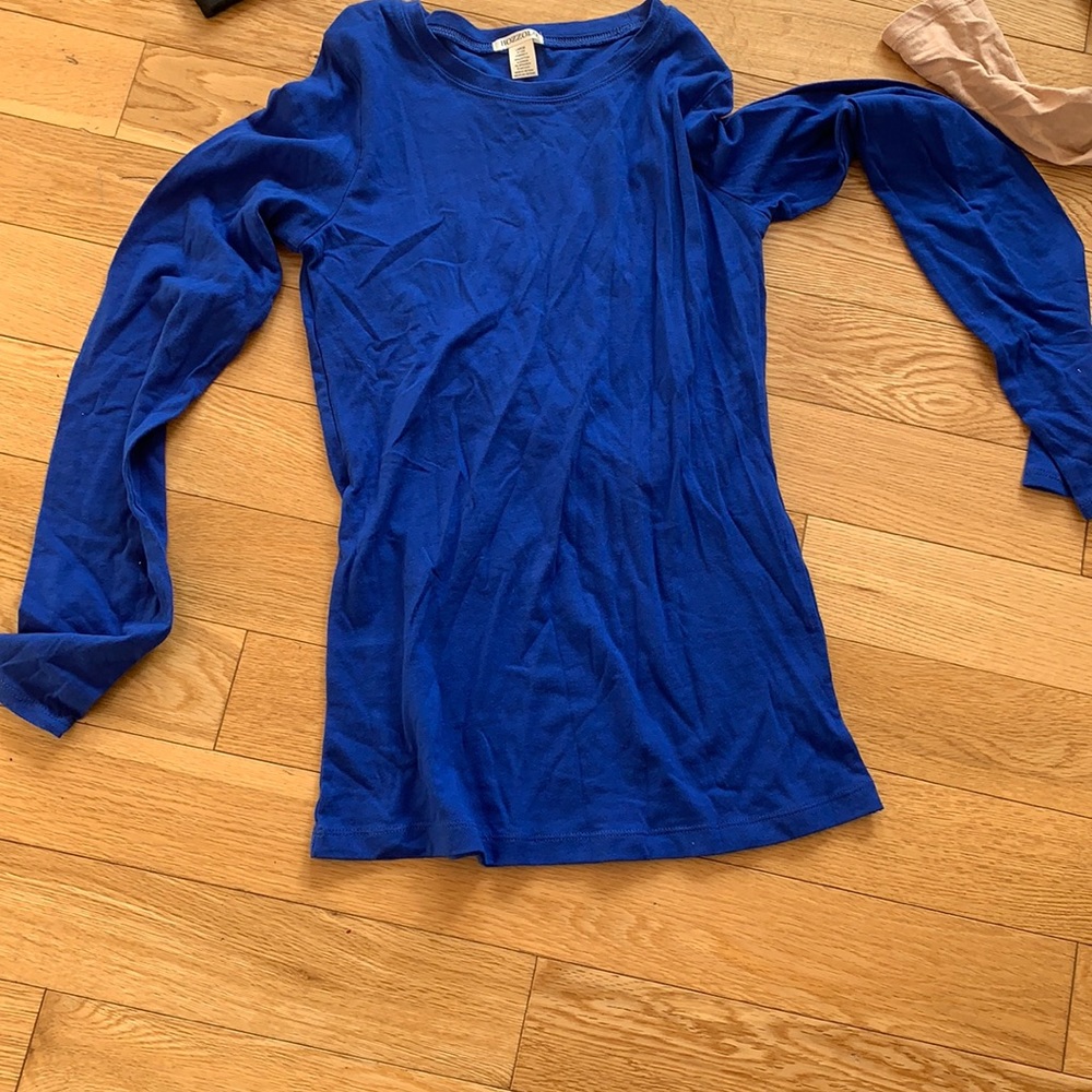 Blue long sleeve shirt